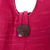 Cotton shoulder bag, 'Passionate for Pink' - Fuchsia and Cerise Color Block 100% Cotton Shoulder Bag (image 2b) thumbail