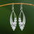 Sterling silver filigree dangle earrings, 'Virtuosity' - Elegant Sterling Silver Filigree Dangle Earrings (image 2) thumbail