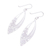 Sterling silver filigree dangle earrings, 'Virtuosity' - Elegant Sterling Silver Filigree Dangle Earrings (image 2c) thumbail