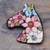 Broschennadel aus Keramik - Handbemalte Blumen-Pony-Brosche aus Thailand