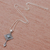Roman glass pendant necklace, 'Ocean Diamond' - Ancient Roman Glass Pendant Necklace