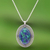 Azure-malachite pendant necklace, 'Sea Turn' - Azure-Malachite Pendant Necklace from Thailand thumbail