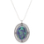 Azure-malachite pendant necklace, 'Sea Turn' - Azure-Malachite Pendant Necklace from Thailand (image 2e) thumbail