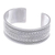 Sterling silver cuff bracelet, 'Rippling Helixes' - Hill Tribe Sterling Silver Cuff Bracelet