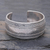 Sterling silver cuff bracelet, 'Wave Effects' - Woven Design Sterling Silver Cuff Bracelet