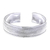 Sterling silver cuff bracelet, 'Weaving Tales' - Sterling Silver Cuff Bracelet with Woven Motif (image 2a) thumbail