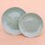 Celadon-Keramikplatten, (Paar) - Lebensmittelechte Celadon-Keramikteller mit Lotusmotiv (Paar)