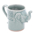 Celadon ceramic mug, 'Elephant Essence in Spruce' - Elephant Themed Celadon Ceramic Mug in Blue-Green (image 2a) thumbail