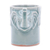 Celadon ceramic mug, 'Elephant Essence in Spruce' - Elephant Themed Celadon Ceramic Mug in Blue-Green (image 2e) thumbail
