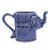 Celadon ceramic mug, 'Elephant Essence in Indigo' - Blue Celadon Ceramic Elephant Mug