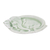 Celadon ceramic plate, 'Elephant at Rest in Green' - Handmade Elephant Themed Celadon Ceramic Plate
