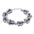 Silver beaded bracelet, 'Ornate Baubles' - Ornate 950 Silver Hill Tribe Style Beaded Bracelet thumbail