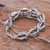 Silver beaded bracelet, 'Ornate Baubles' - Ornate 950 Silver Hill Tribe Style Beaded Bracelet (image 2b) thumbail