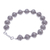 Silver beaded bracelet, 'Karen Whorl' - Spiral Beaded 950 Silver Bracelet (image 2e) thumbail