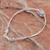 Silver beaded pendant bracelet, 'Karen Pleat' - Karen Hill Tribe Beaded 950 Silver Pendant Bracelet (image 2b) thumbail