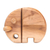Holzstatuette, (4,5 Zoll) - Elefantenstatuette aus Naturholz (4,5 Zoll)