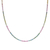 Gold-accented tourmaline beaded necklace, 'Natural Rainbow' - 24k Gold and Tourmaline Beaded Necklace