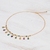 Tourmaline waterfall necklace, 'Colorful Array' - Natural Tourmaline 24k Gold Plated Waterfall Necklace (image 2c) thumbail