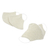 Hemp and cotton face masks 'Subtle Nature' (set of 3) - Set of 3 Artisan Crafted Neutral Hemp and Cotton Face Masks
