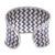 Silver cuff bracelet, 'Dark Path' - Woven 950 Silver Cuff Bracelet from Thailand (image 2e) thumbail