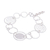 Silver link bracelet, 'Outer Galaxy' - Contemporary 950 Silver Link Bracelet (image 2c) thumbail