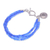 Quartz beaded bracelet, 'Ever Blue' - 950 Silver and Blue Quartz Beaded Bracelet (image 2d) thumbail