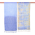 Cotton scarves, 'Wave of Love' (pair) - Pair of Cotton Tie-Dye Scarves in Blue and Yellow (image 2c) thumbail