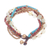 Quartz and jasper beaded bracelet, 'Bohemian Melange' - Five-Strand Beaded Gemstone Bracelet (image 2d) thumbail
