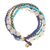 Lapis lazuli and quartz beaded bracelet, 'Bohemian Melange' - Bohemian Chic Multistrand Beaded Bracelet (image 2d) thumbail
