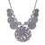 Silver pendant necklace, 'Mesmerizing Medallion' - Dramatic Thai Hill Tribe 950 Silver Pendant Necklace (image 2a) thumbail