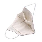 Cotton face masks, 'Weekend Casual' (set of 4) - Cotton Handcrafted Thai Face Masks (Set of 4--2 L/ 2 SM)