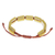 Quartz beaded wristband bracelet, 'Khao Kho Sunlight' - Adjustable Length Yellow Quartz Macrame Bracelet (image 2d) thumbail