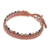 Agate beaded macrame bracelet, 'Marquee in Buff' - Buff Macrame Bracelet with Agate and Glass Beads (image 2c) thumbail