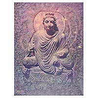 'Dharma' - Buddha Painting Acrylic on Canvas One-of-a-Kind