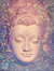 'Buddha Vision' - Acrylic on Canvas Painting of Hellenistic Buddha