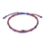 Lapis lazuli macrame bracelet, 'Bohemian Chic' - Macrame Cord Bracelet with Lapis Lazuli Pendant thumbail