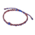 Lapis lazuli macrame bracelet, 'Bohemian Chic' - Macrame Cord Bracelet with Lapis Lazuli Pendant (image 2b) thumbail