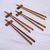 Teak wood chopsticks, 'Miraculous' (set of 4) - Teak Wood Chopsticks from Thailand Set of 4 with Rests thumbail