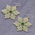 Beaded dangle earrings, 'Unique Creation in Green' - Green Beaded Dangle Earrings from Thailand (image 2b) thumbail