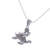 Marcasite pendant necklace, 'Turtle Ride' - Sterling Silver and Marcasite Turtle Pendant Necklace (image 2d) thumbail