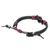 Leather cord bracelet, 'Unity and Harmony' - Thai Handmade Black & Red Leather Cord Unity Bracelet (image 2f) thumbail