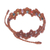 Makramee-Armband mit Achatperlen - Braunes Makramee-Achat-Perlenarmband