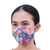 Cotton face masks, 'Happy Spirit' (set of 3) - 3 Handmade Floral & Gingham Cotton Masks with Filter Pockets (image 2d) thumbail