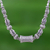 Silver beaded necklace, 'Tribal Karen' - 950 Karen Hill Tribe Silver Bead Necklace thumbail