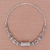 Silver beaded necklace, 'Tribal Karen' - 950 Karen Hill Tribe Silver Bead Necklace (image 2b) thumbail
