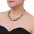 Silver beaded necklace, 'Tribal Karen' - 950 Karen Hill Tribe Silver Bead Necklace