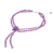Cultured pearl and amethyst beaded choker, 'Summer Nights' - Beaded Cultured Pearl and Amethyst Choker (image 2e) thumbail
