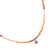 Hessonite garnet and silver pendant necklace, 'Cinnamon Girl' - Hessonite Garnet Beaded Pendant Necklace (image 2f) thumbail