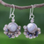 Pendientes colgantes de ágata y perlas cultivadas - Aretes colgantes de ágata gris y perlas cultivadas