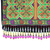Baumwolltasche - Bunte Hmong-Tragetasche aus Baumwolle mit Magnetverschluss